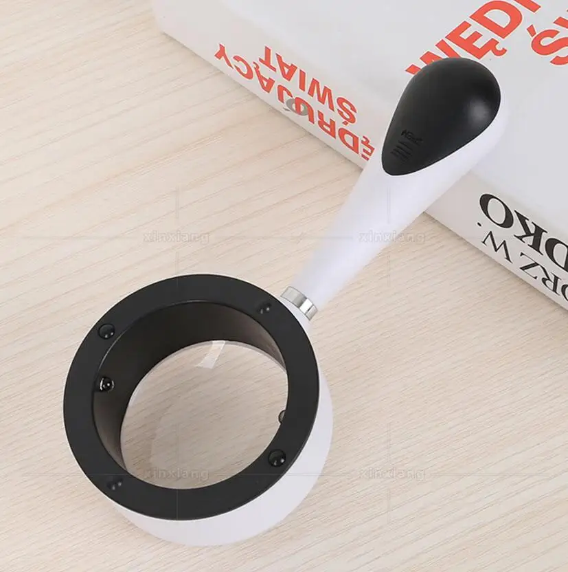 

6X 55mm Pocket LED Illuminated Toy Gift Handheld Children Insect Viewer Reading Magnifier Office Magnifying Glass for Old Man