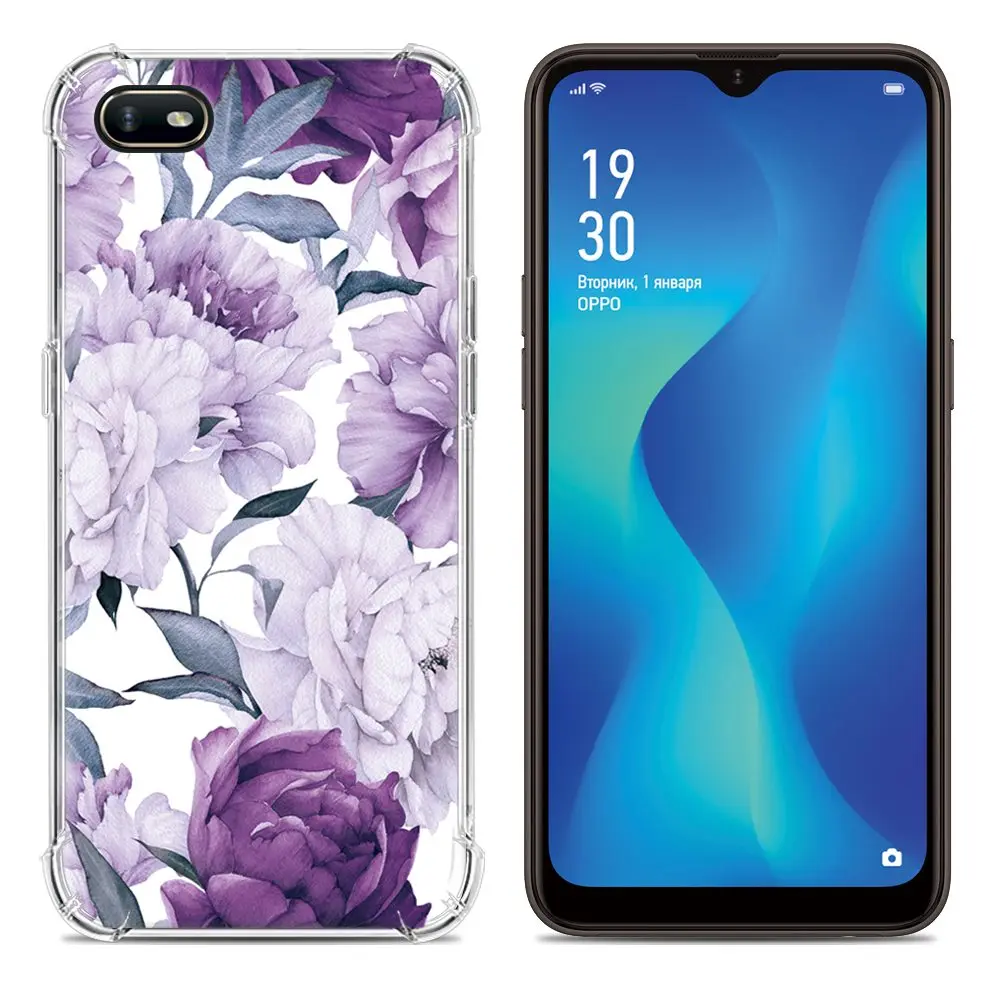 Ударопрочный чехол для телефона для OPPO A1K, 6,1 дюймов, милый мультяшный модный дизайн, мягкий чехол с красочным рисунком - Цвет: 5