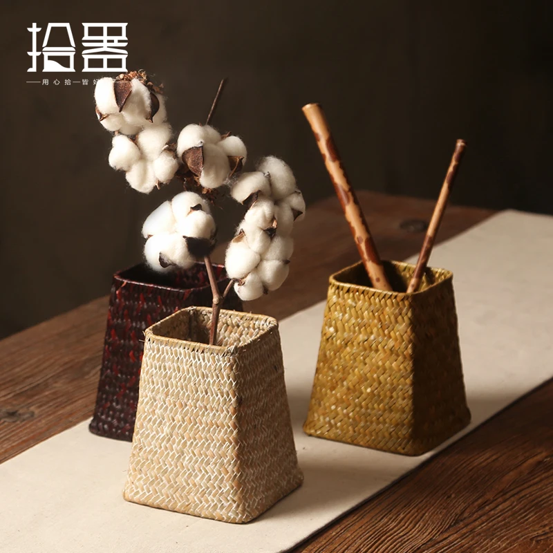 

Free Shipping Laundry Storage Baskets Organize Magic Basket Wooden Toy Storage Box Flower Basket Container Home Plant Decorative