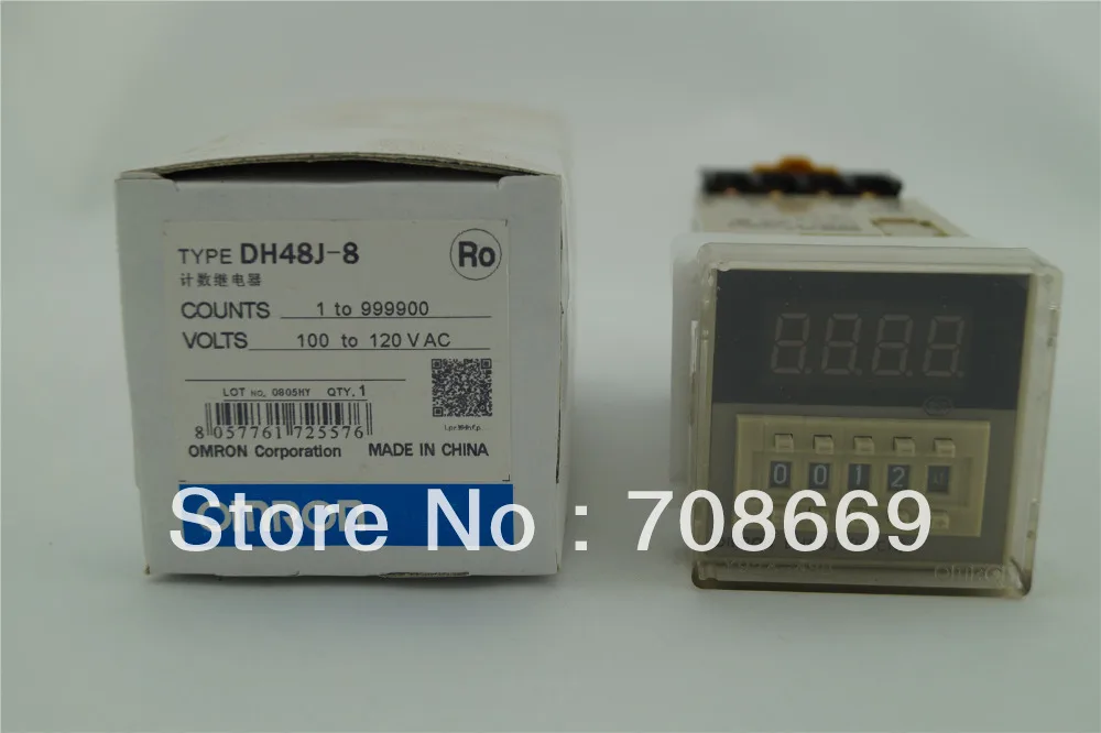 Цифровой счетчик реле и база 110VAC 30 CPS DH48J