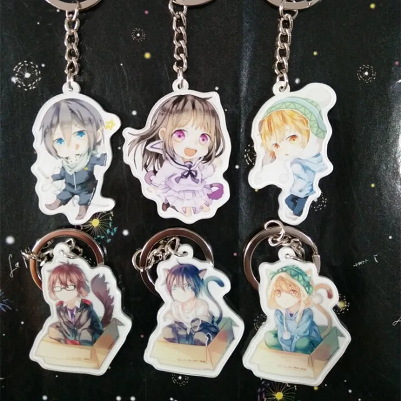 Горячая Распродажа аниме классная сумка для ключей Noragami Aragoto Totoro акриловая