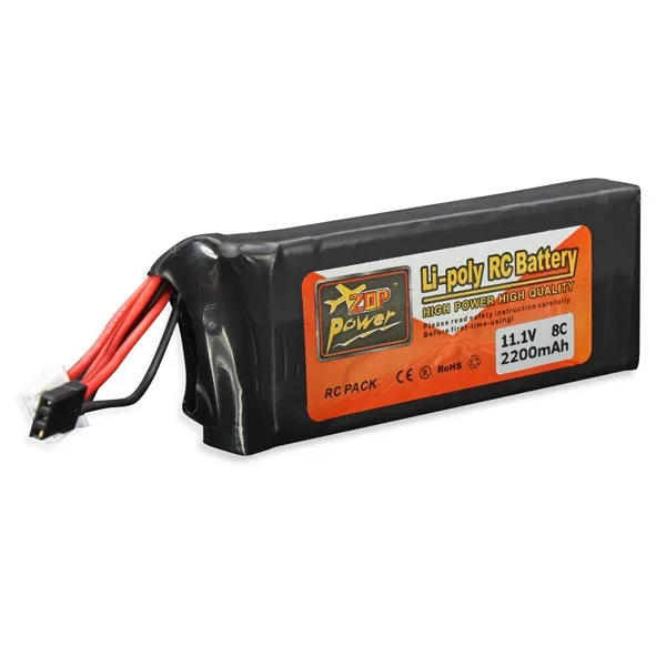 Оптовая продажа 1 шт. ZOP Power Rc lipo батарея 11 В 2200 мАч 8C 3S 3PK передатчик батареи для RC