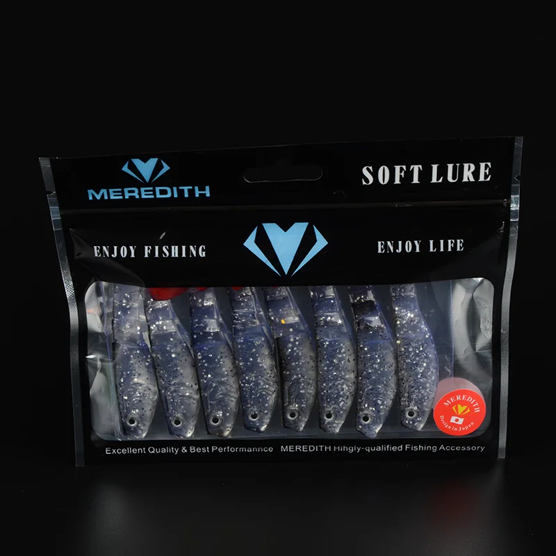 Розничная продажа популярная модель рыболовной приманки от Meredith JX52 09 80мм 5.4г 8шт