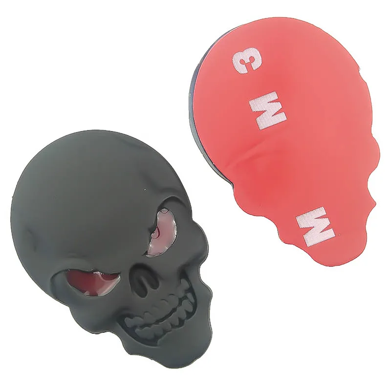 Наклейка с логотипом мотоцикла 3D наклейка черепом Металлическая Автомобильная