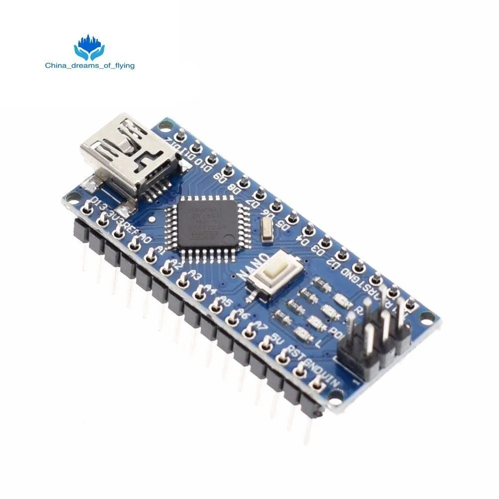 TZT 1 шт. мини USB с Загрузчиком Nano 3,0 контроллер совместимый для arduino CH340 USB драйвер 16 МГц NANO V3.0 Atmega328