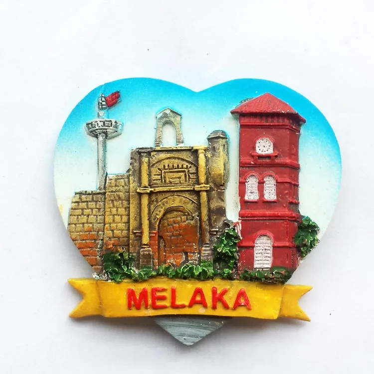 Lychee Малазийская статуя холодильник магнитная наклейка знаменитый пейзаж магнит