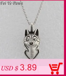 Fei Ye Paws винтажное ожерелье и кулоны с собачкой Шнауцер аниме Бохо длинное Макси ожерелье для женщин мужчин ювелирные изделия лучший друг чокер