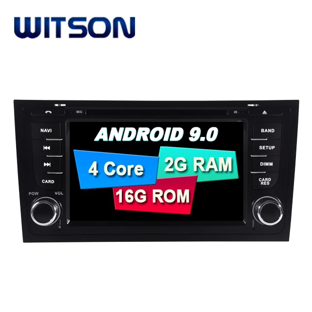 WITSON Android 9 0 автомобильный dvd плеер для AUDI A6/S6/RS6 + стерео радио DVR/WIFI DSP DAB