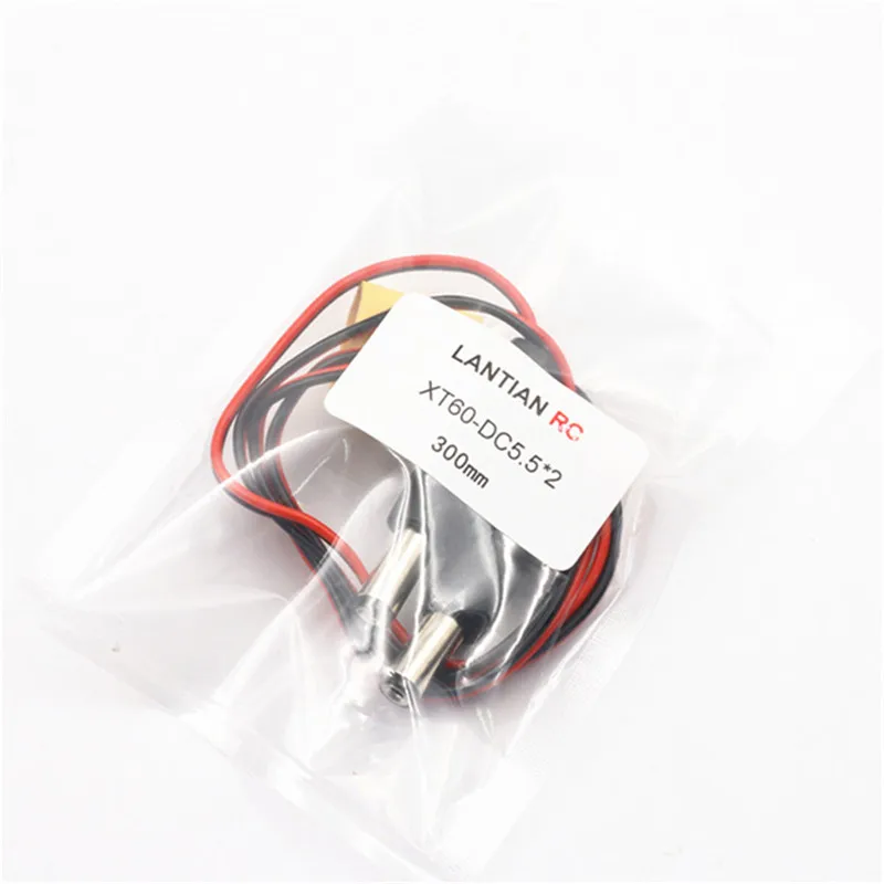 Lantian RC XT60 штекер к DC 5 двойной разъем кабель питания для FatShark HD2/V3 FPV очки батарея|xt60
