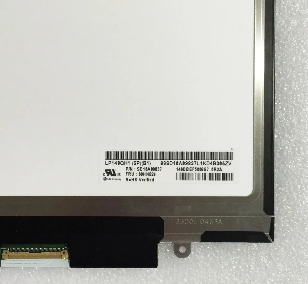 Ips Матрица для ноутбука 14," LP140QH1-SPB1 P/N SD10A09837 40 Pin QHD 2560X1440 матовая LP140QH1 SP B1 LP140QH1(SP)(B1) P/N 00HN826