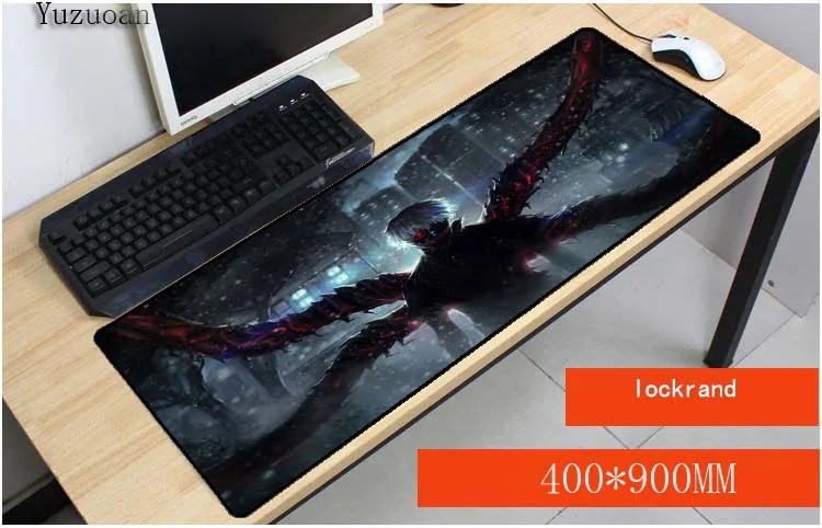Коврик для мыши Yuzuoan Tokyo Ghoul большой коврик компьютерный крутая игровая padmouse gamer to