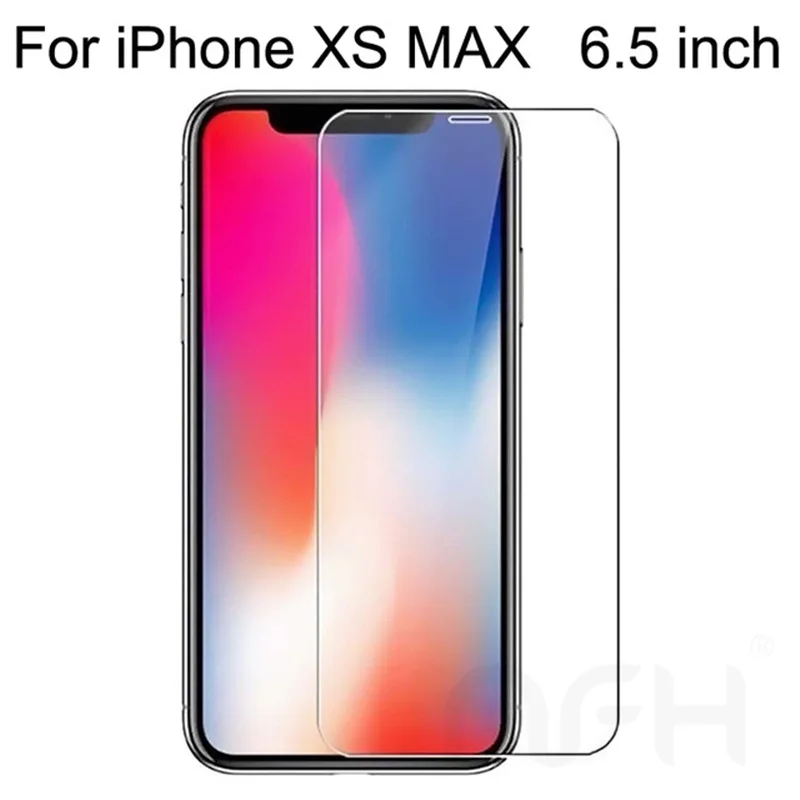 Ультратонкое закаленное стекло 0,1 мм для iPhone XS MAX XR X 2.5D Arc Edge, взрывобезопасная Защитная пленка для сенсорного экрана 6 S 7 8 Plus - Цвет: For XS MAX