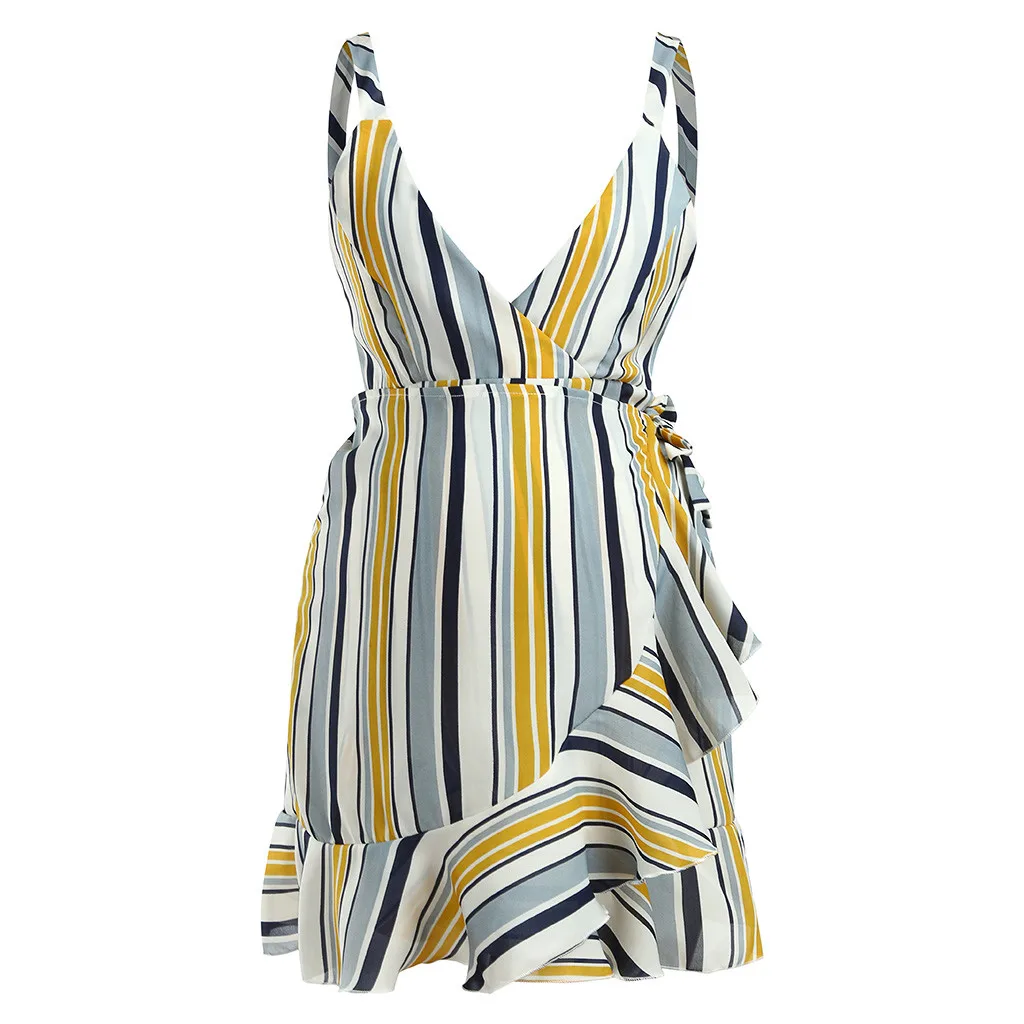 Платье на бретельках для беременных пляжное платье без рукавов в полоску|Платья|