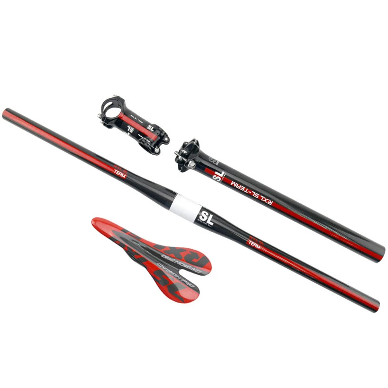 RXL SL руль для велосипеда красный УГЛЕРОДНЫЙ руль для горного велосипеда mtb 701-800 мм углеродный руль для велосипеда riser - Цвет: 02