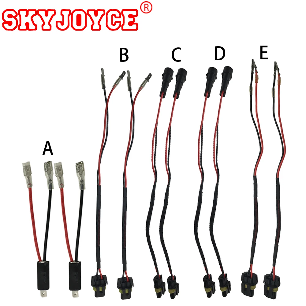 SKYJOYCE 2 шт./лот HID XENON комплект H1 адаптер силовой кабель розетка H7 9005 9006 H11 провод