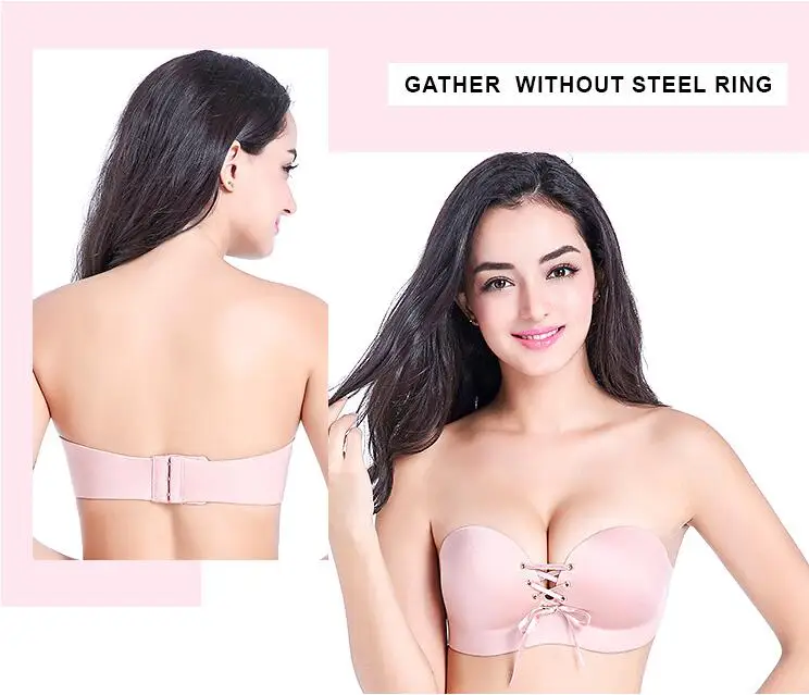Бюстгальтер женский бесшовный с чашками пуш-ап без косточек | Женская одежда