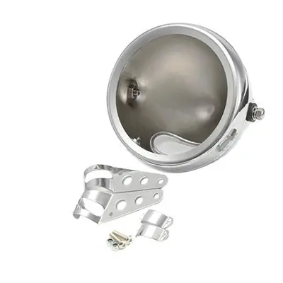 chrome bracket 5,75 дюйма 36 W Светодиодный круглая фара для мотоцикла Wide Glide XL1200X FXDX семьдесят два фар светодиодный 5 3/" фары - Цвет: chrome bracket
