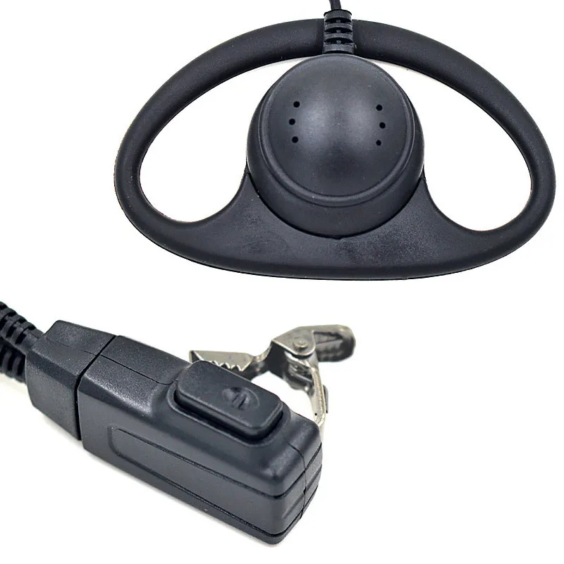 Гарнитура XQF с ушным крючком гарнитура микрофоном PTT для Motorola Portable Radio GP300 CP040 CP180