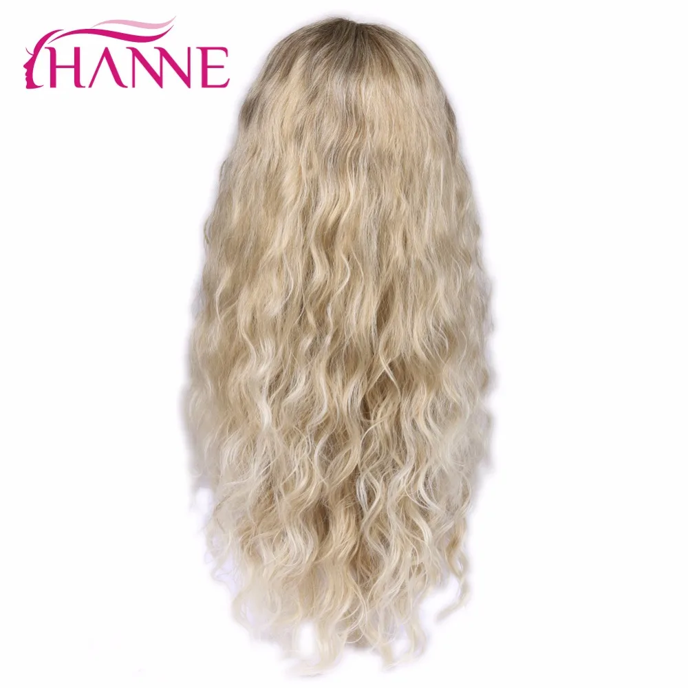 Парик из длинных синтетических волос HANNE Ombre коричневый светлый цвет для женщин
