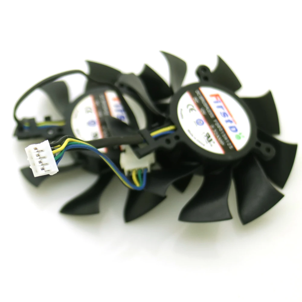 FD8015H12S DC12V 0.32A 74 мм VGA вентилятор для Sapphire HD7750 HD7770 1G 2G видеокарта охлаждающий 4Pin|graphics