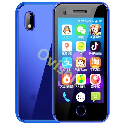 Mini 4G телефон Fsmart 8S8 Ultra Slim 2 45 дюймов 2.5D экран MTK6737M 1 Гб 8 Android 6 0 Dual SIM карты 5MP самый