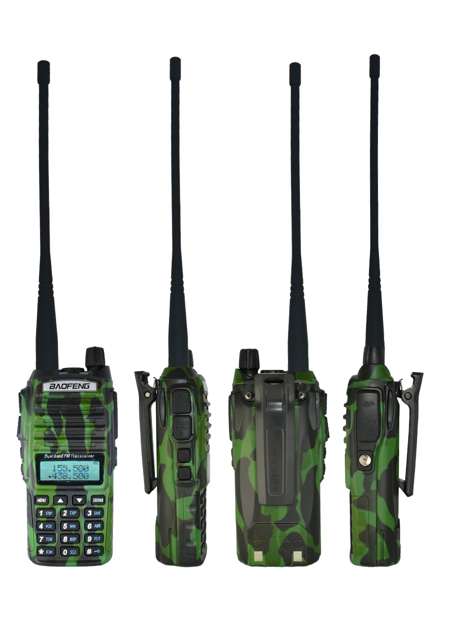 2 шт./компл. Портативный двух-передающая радиоустановка UV 82 Dual PTT радио BaoFeng UV-82 двухдиапазонный двухстороннее радио приемопередатчик+ 771 антенна