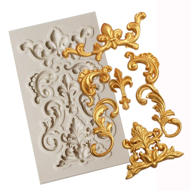 

Yueyue Sugarcraft 1 piece Border silicone mold fondant mold cake decorating tools chocolate gumpaste mold