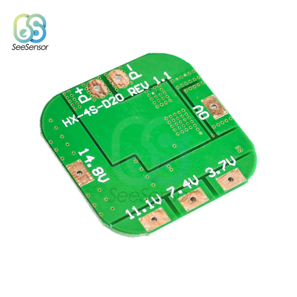 4S 14 8 в/16 в 20A Защитная плата BMS PCM батареи для LicoO2 Limn2O4 18650 интегрированные схемы