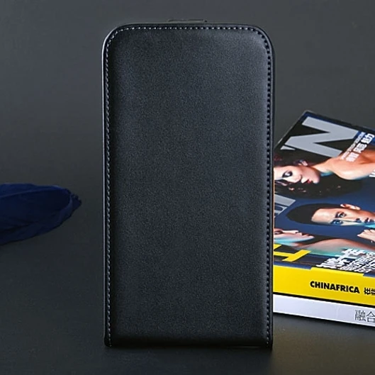 Роскошный чехол KISSCASE из натуральной кожи для Samsung Galaxy Note 2 N7100 II Вертикальный флип