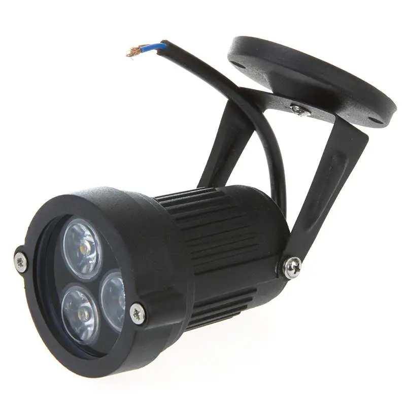 Низкая цена 3W 3 LED теплый белый/белый газон свет садовая лампа открытый парк