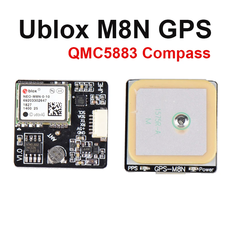 M8N gps Встроенный QMC5883 Компас для F3 F4 F7 плата контроллера полета для FPV RC гоночный Дрон