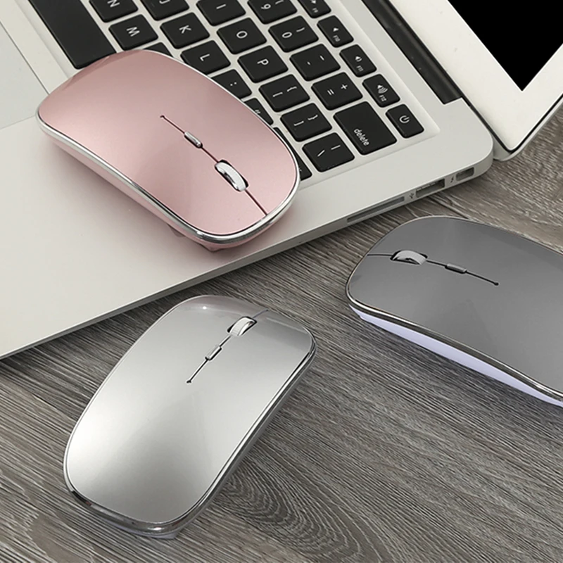 Новинка 2018 беспроводная перезаряжаемая usb мышь 2 4 ГГц эргономичная Бесшумная