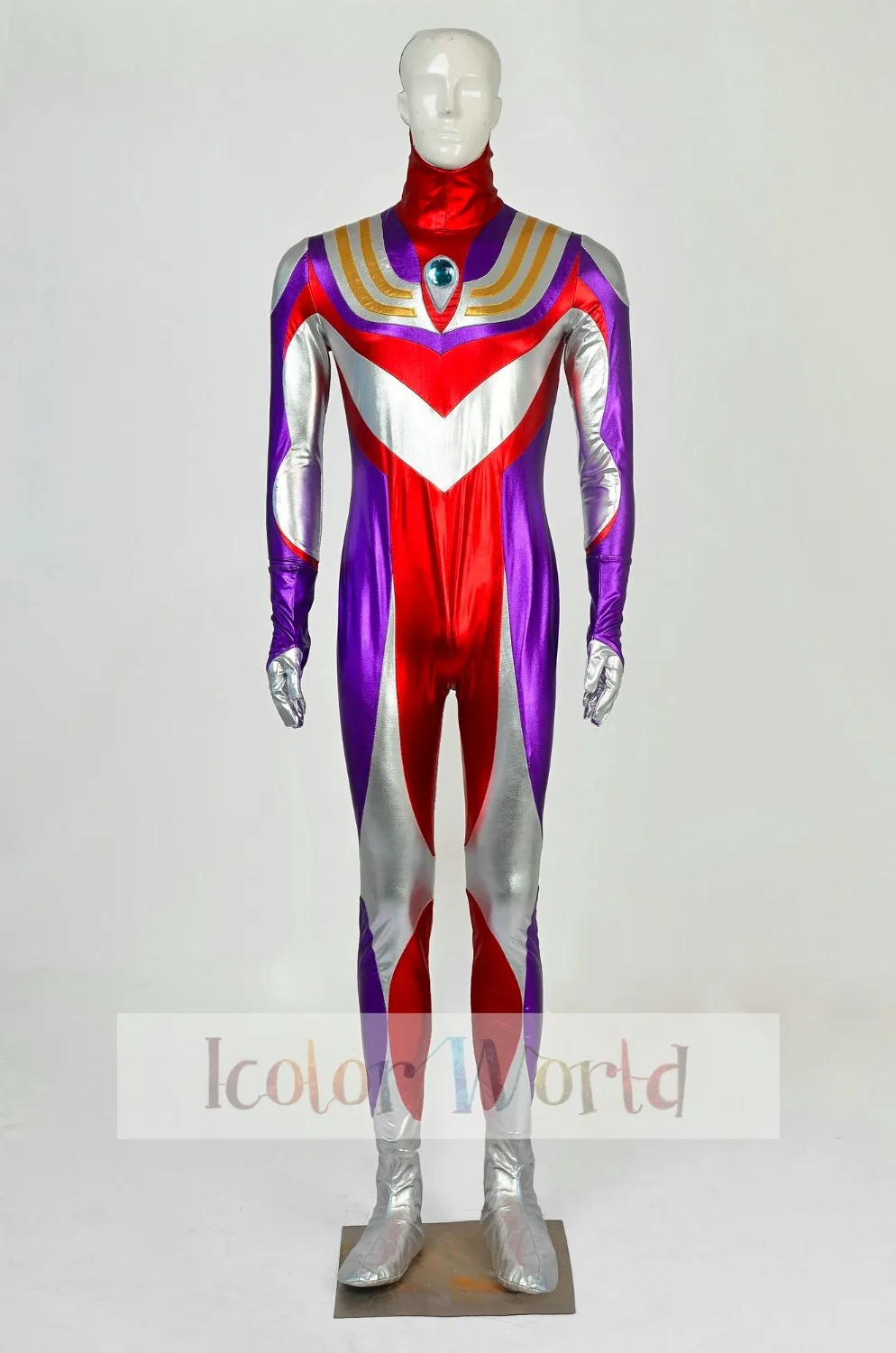 Горячие Ultraman tiga Косплэй костюм супергероя Ультрачеловек комбинезон|ultraman
