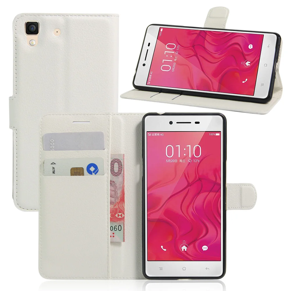 Мобильный Телефонные Чехлы для OPPO R7 случае раскладушка флип PU покрытие края
