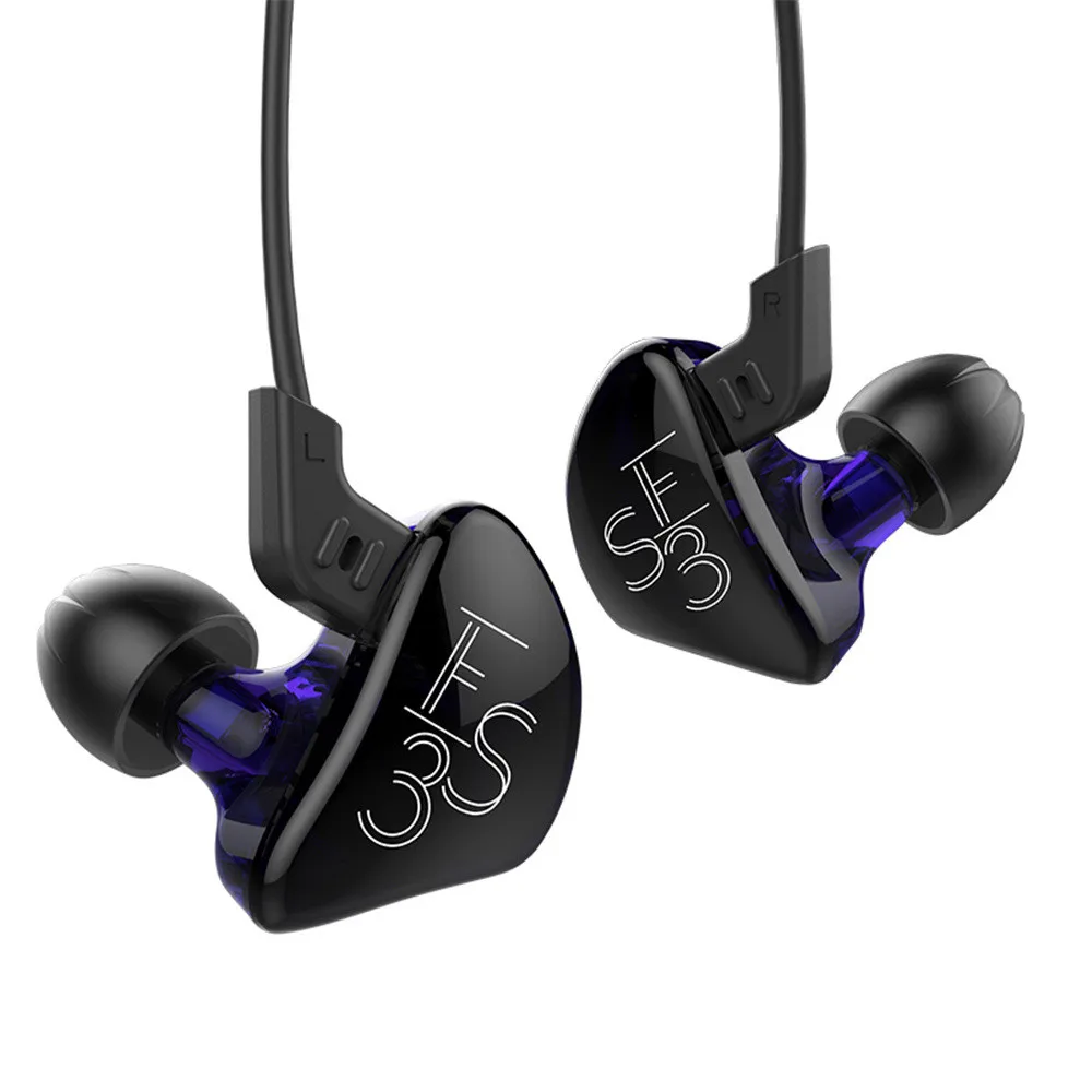 KZ ES3 BA + DD наушники в ухо гибридная гарнитура HIFI бас шумоподавление бег с