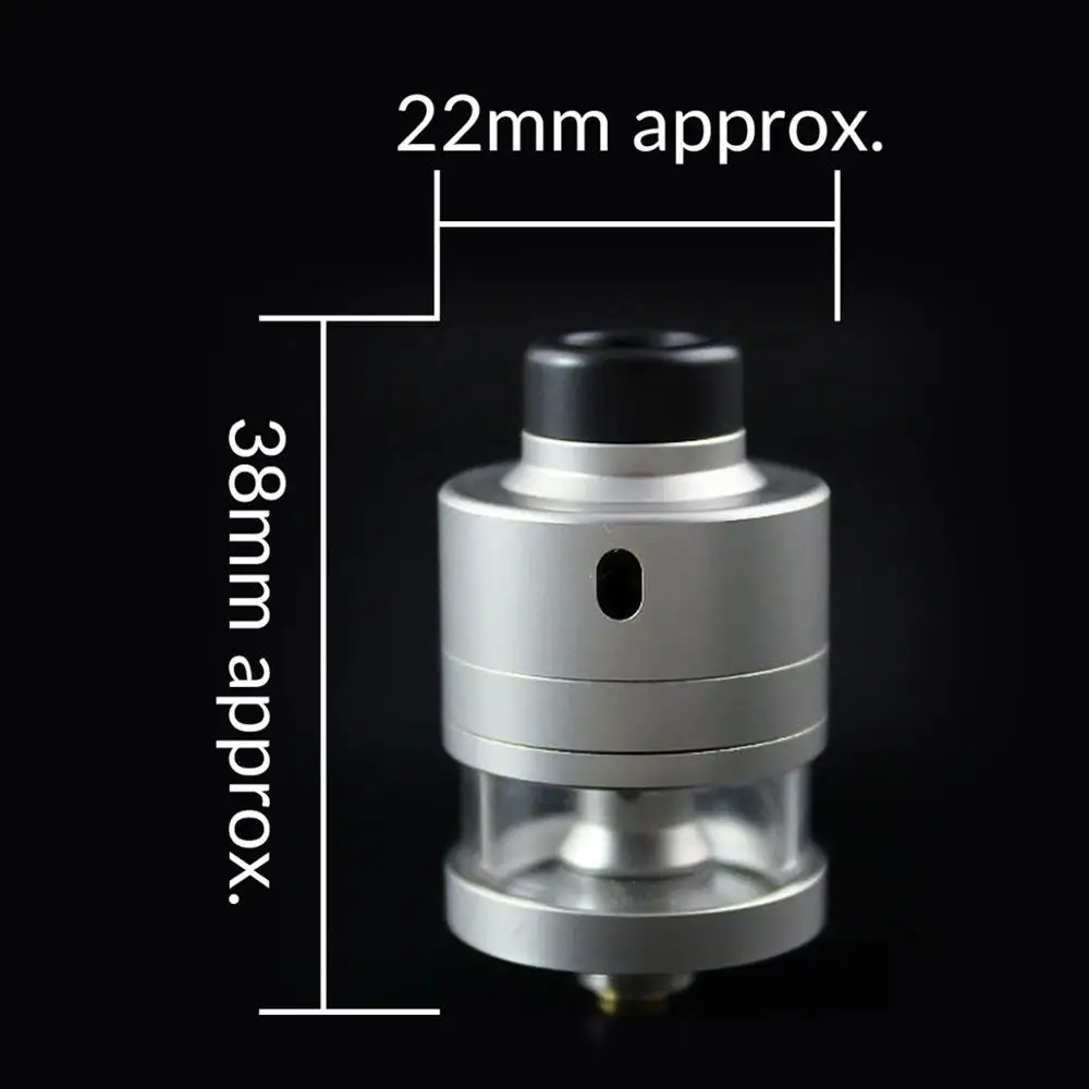 Volcanee Haku Riviera Style RDTA многоразовый распылитель 316 нержавеющая сталь с BF PIN для вейпа