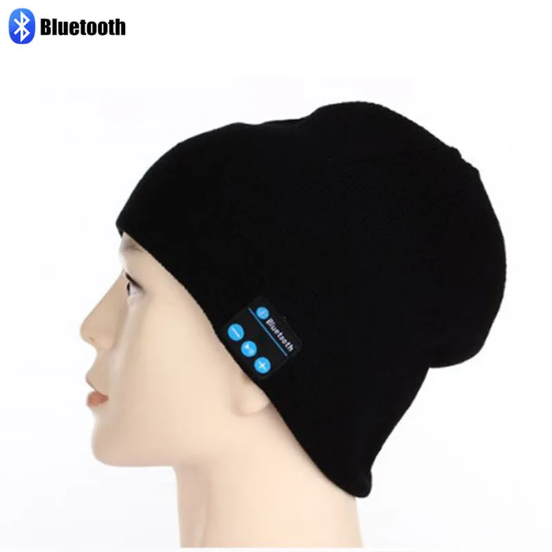 Высококачественная шапка с Bluetooth Вязаная Зимняя волшебная музыкальная mp3
