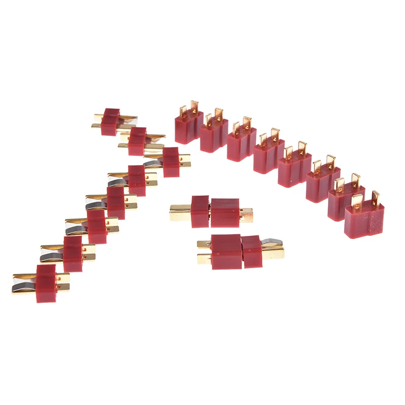 20 шт./10 пар Deans Ultra Plug T Мужской+ Женский Разъем для RC Li-Po батареи для автомобиля, самолета