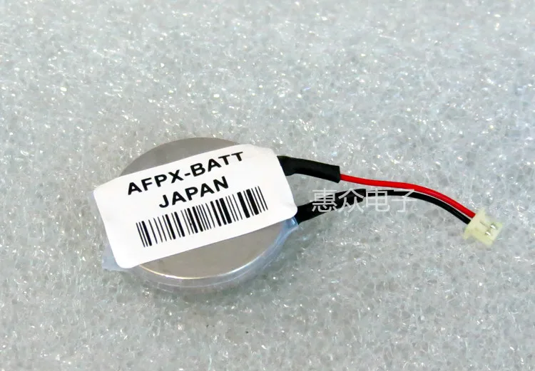 

2pcs Original NEW AFPX-BATT CR2450 3V 1700mAh Lithium Button Cell Coin Battery with white plug free shipping