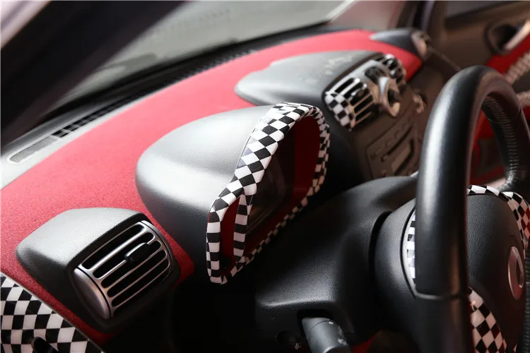 TTCR-II для Mercedes-Benz smart fortwo 2009-2014 Автомобильный руль Стайлинг Аксессуары ABS 3D Наклейка