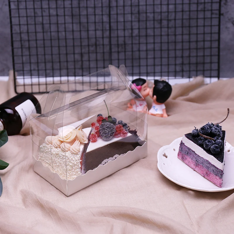 10 наборов прозрачных пластиковых коробок для хранения выпечки с рождественскими досками для печенья контейнерами для рулетов для упаковки бумаги с ручкой на.