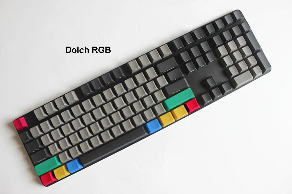 NPKC 10 штук RGB толстый pbt клавишный колпачок от производителя профиль модификаторы для переключатели Cherry MX 61-ключ 87-ключ 108-клавиша механическая клавиатура
