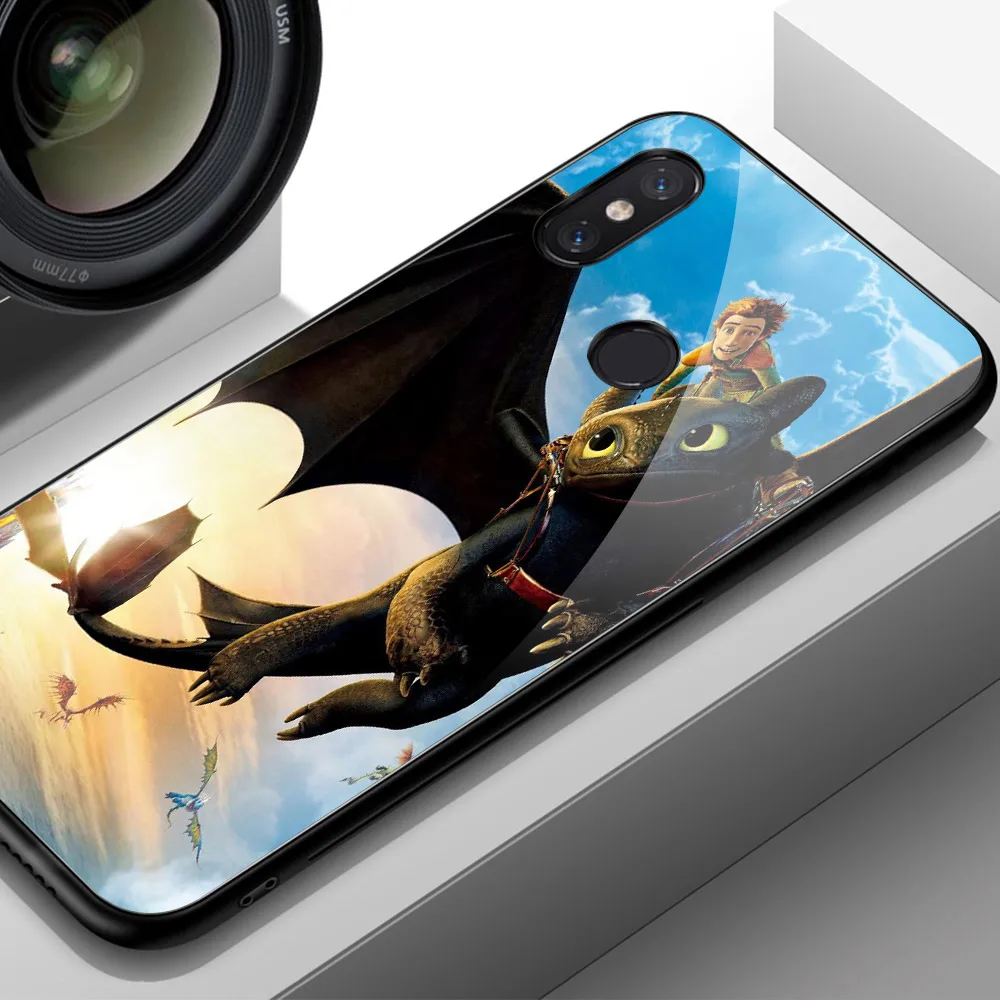 Чехол FinderCase для Xiao mi x 2 s, чехол с изображением дракона, жесткая задняя крышка из закаленного стекла для телефона mi x 2 2s 3 mi 8 9 SE Lite max 3
