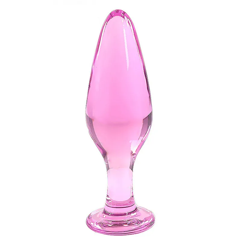 Smooth Glass Crystal Anal Plug Butt Dildo Vagina Ball Prostate Massage Sex Toys for Women Men Gay Masturbation Beads |