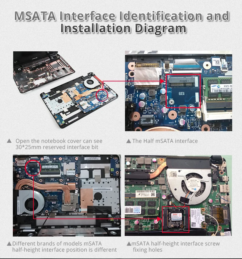 MSATA половинного размера KingSpec SSD 512 Гб 64 Гб 256 ГБ внутренний жесткий диск HDD жесткий диск твердотельный диск для ноутбука ПК сервер