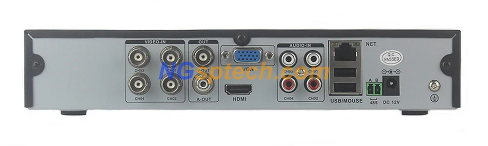 2015 New! 4CH D1(704x576) DVR Remote View 4 Audio H.264 Black Plug play PTZ/P2P Motion detector Support iphone Android CCTV |