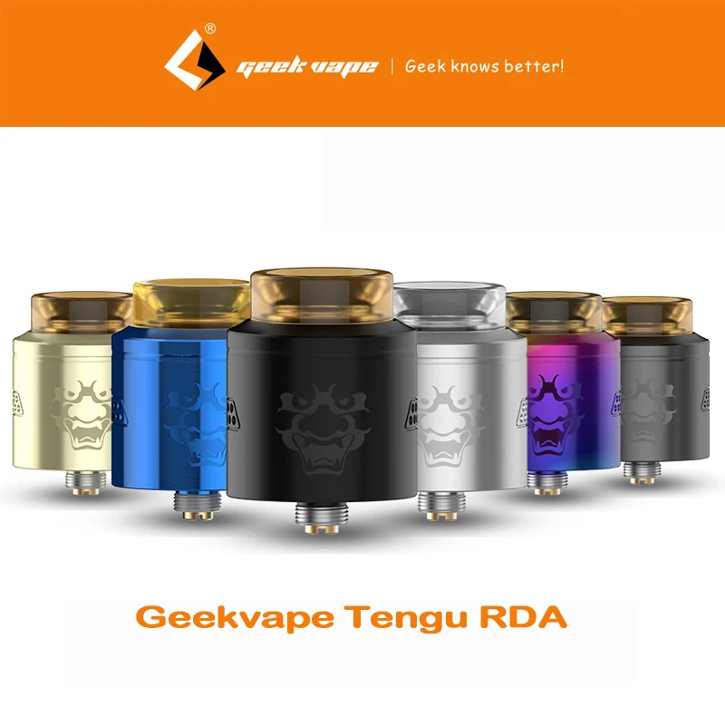 Новинка электронная сигарета Geekvape Tengu RDA вейп-бак с 810 мундштук типа дрип-дип