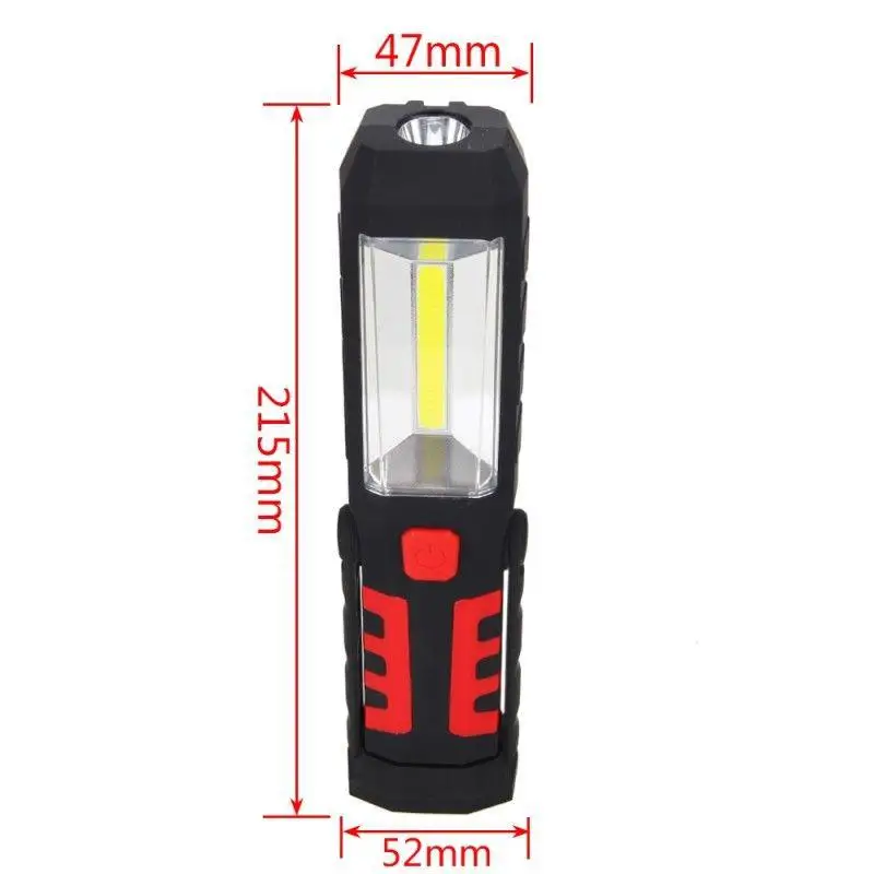 Hobbylan COB LED USB заряжаемый Магнитный рабочий свет для активного отдыха ремонт