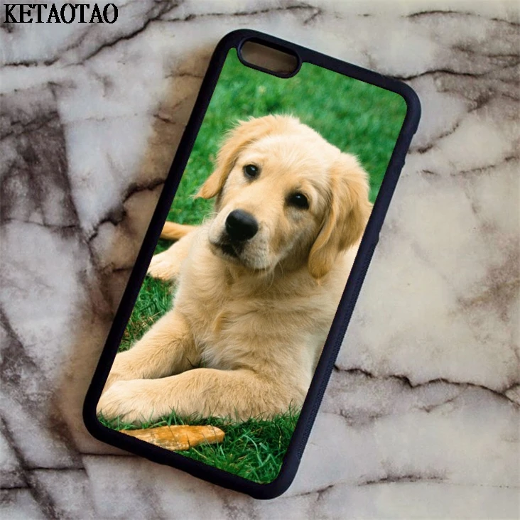 KETAOTAO Лабрадор ретривер Золотая собака щенок чехол для телефона s iPhone 4S 5C 5S 6S 7 8 X