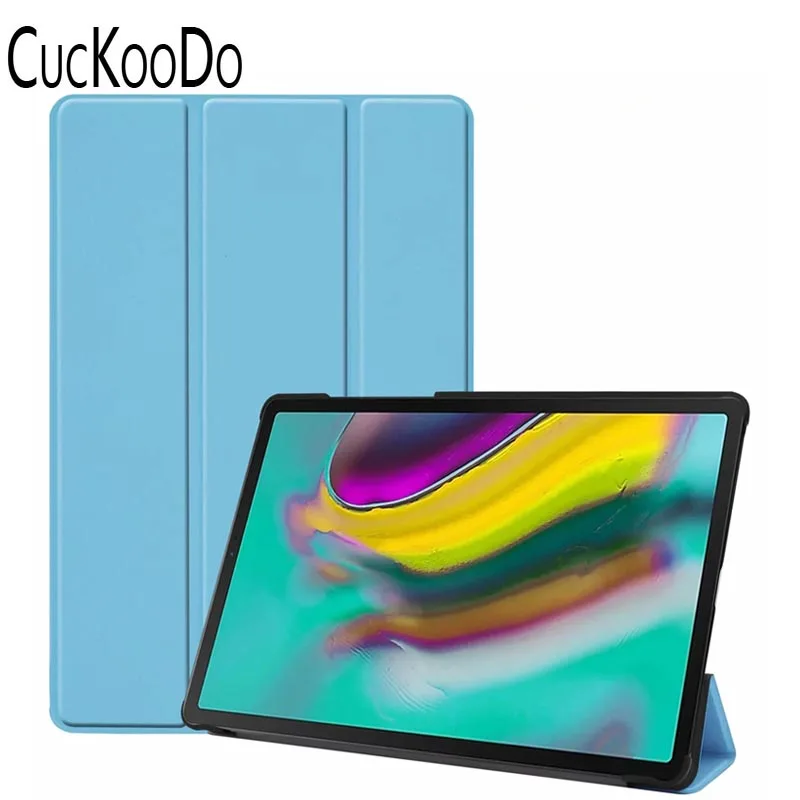 SkyBlue Для Samsung Galaxy Tab S5e 10,5 ''чехол ультра тонкий легкий умный корпус стоящий чехол для Galaxy Tab S5e 10,5 дюймов T720 T725 - Цвет: SkyBlue